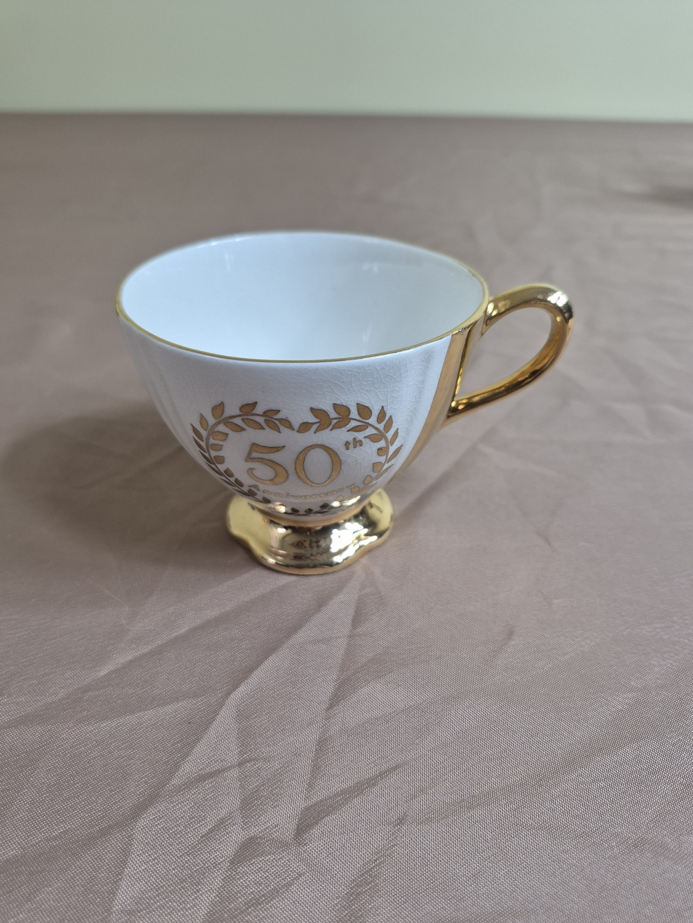 Vintage Royal Winton Grimwades 50th Golden Anniversary Teacup